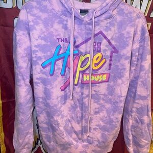 The Hype House Purple Tye Dye Hoodie